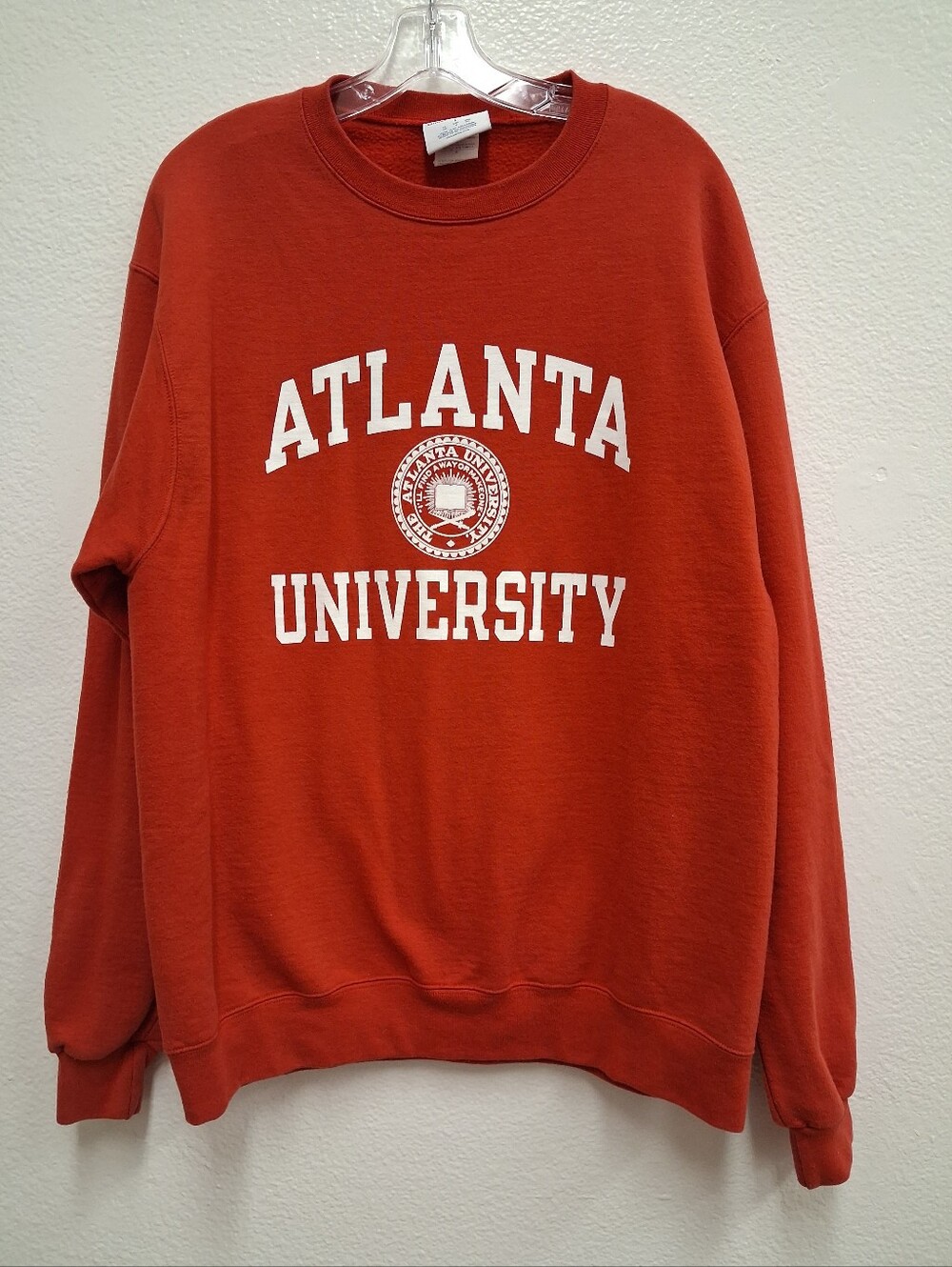 Vintage Atlanta University Adult Crewneck Sweatshirt CHAMPION Size Large HBCU